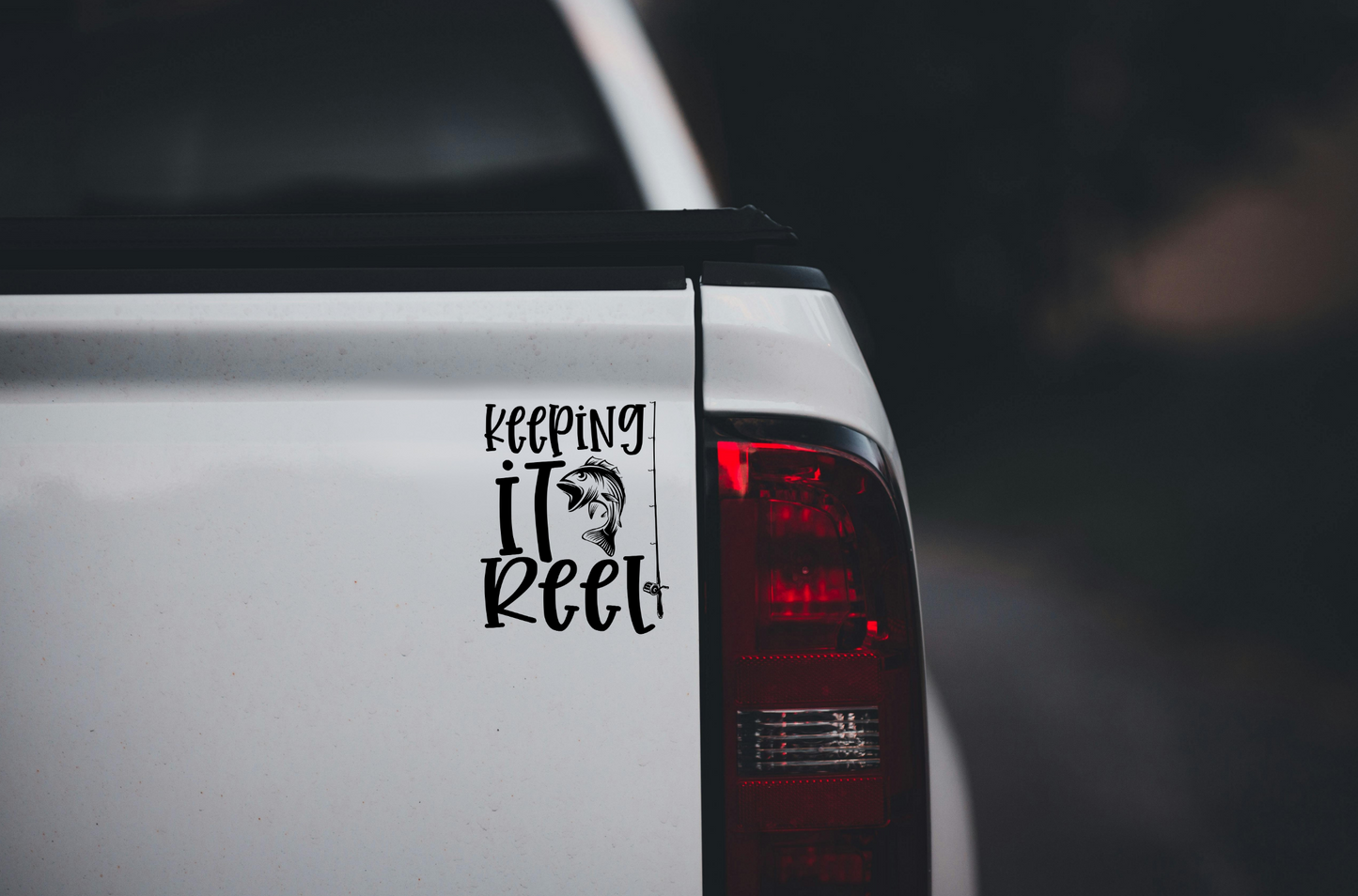 Keeping it Reel Fishing Vinyl Decal