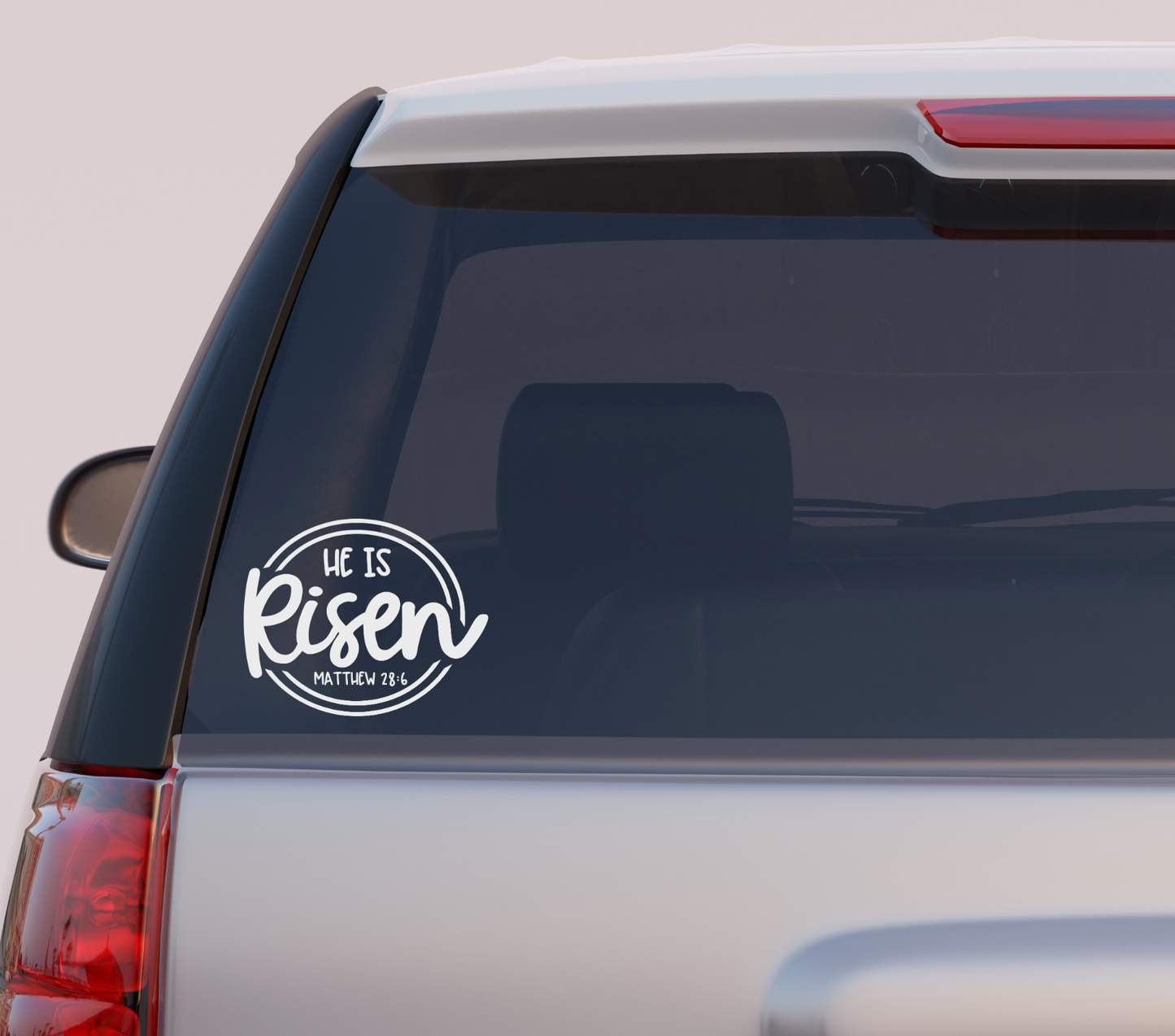 He Is Risen - Matthew 28:6 Vinyl Decal