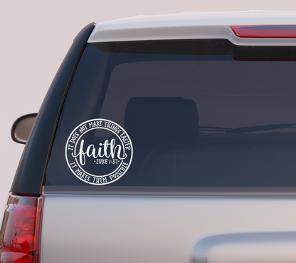 Nothing Is Impossible Vinyl Decal