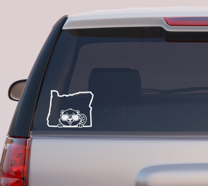 Oregon Beaver Vinyl Decal