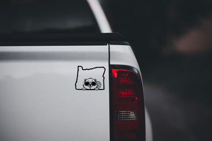Oregon Beaver Vinyl Decal