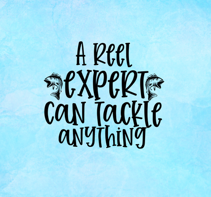 A Reel Expert Vinyl Decal