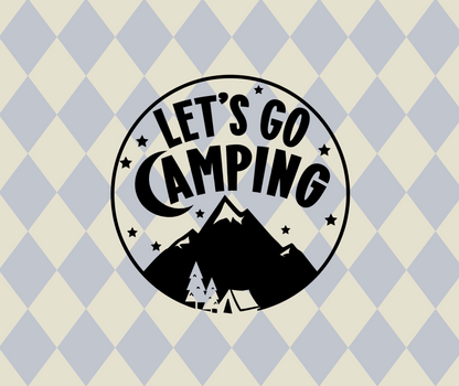 Let's Go Camping Vinyl Decal