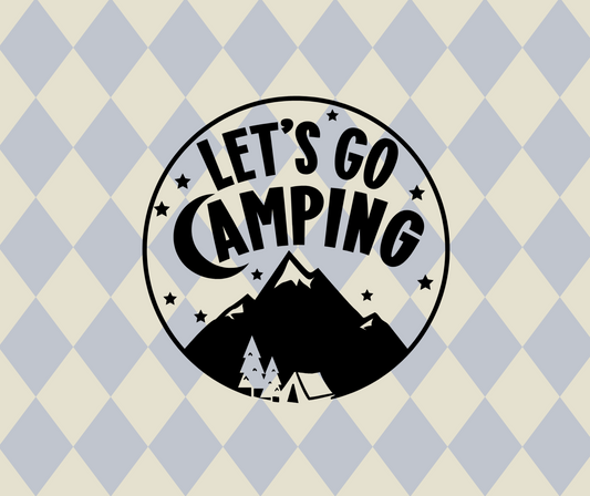 Let's Go Camping Vinyl Decal