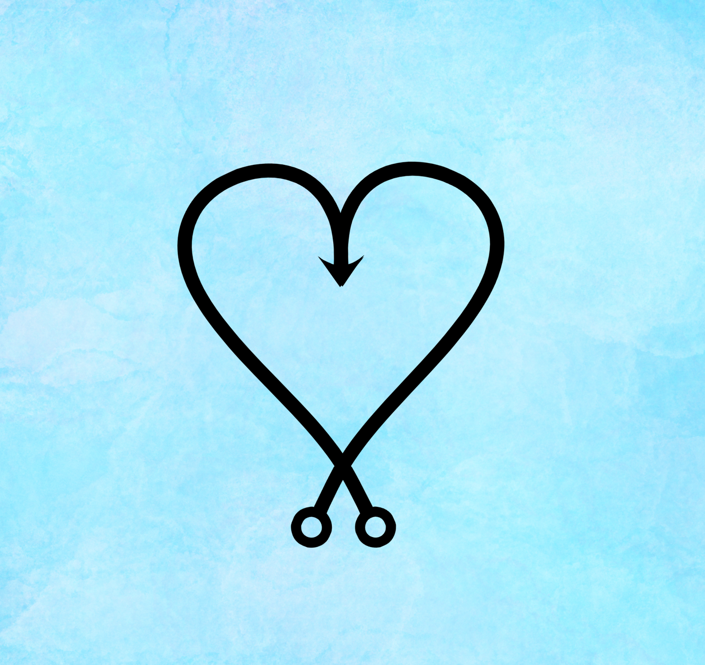 Hooked On Love Vinyl Decal