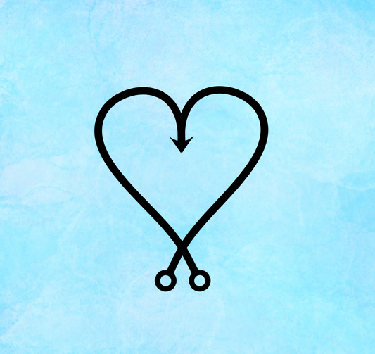 Hooked On Love Vinyl Decal