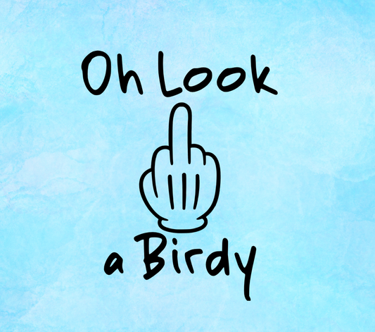 Oh Look a Birdy Vinyl Decal