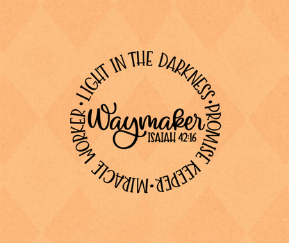 Waymaker Vinyl Decal