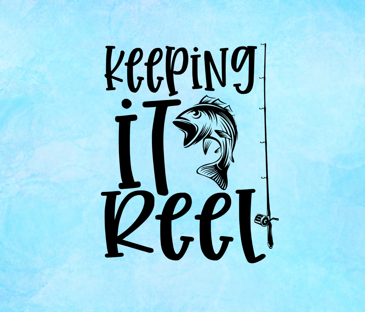 Keeping it Reel Fishing Vinyl Decal