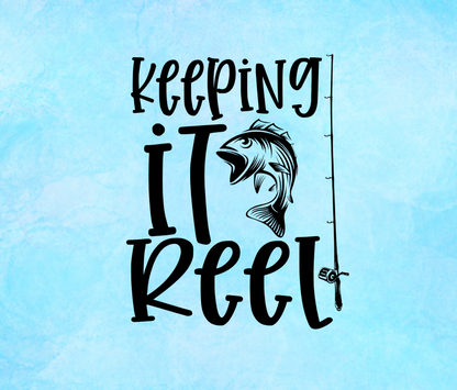 Keeping it Reel Fishing Vinyl Decal
