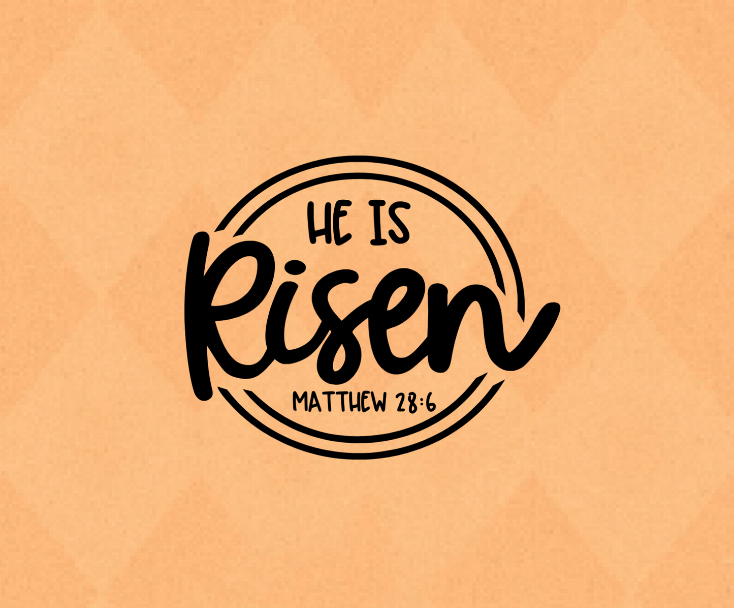 He Is Risen - Matthew 28:6 Vinyl Decal
